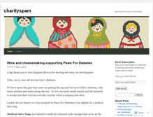 Tablet Screenshot of charityspam.com